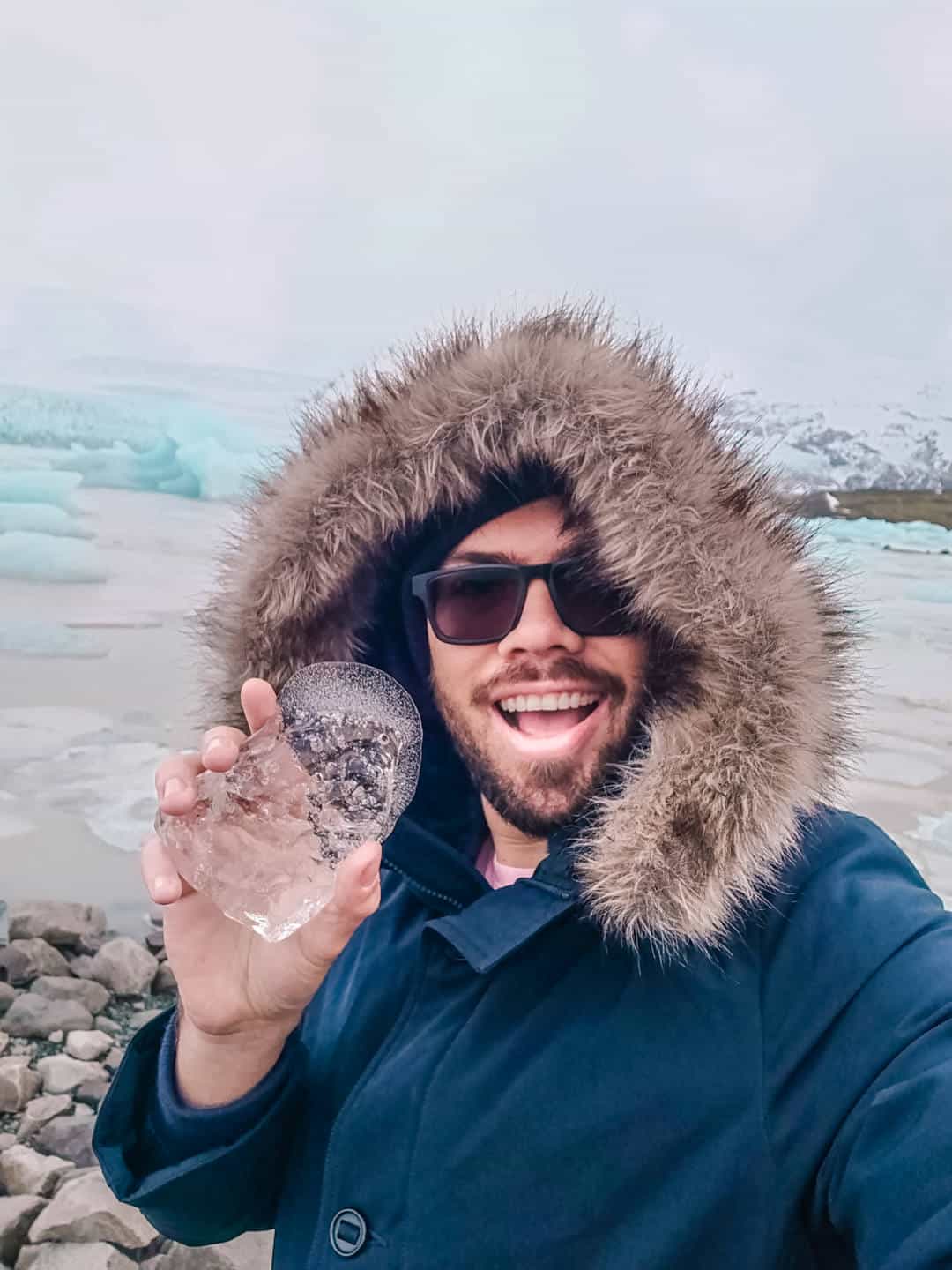 Quao gelado é a Islândia - glaciais