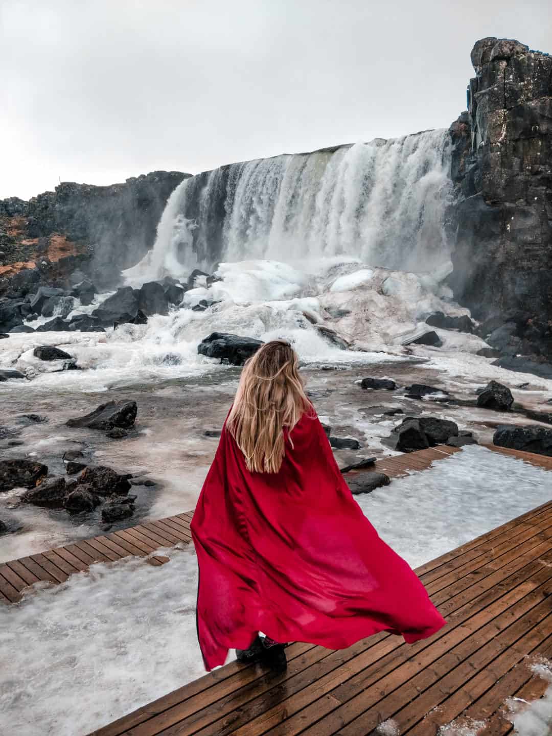 Þingvellir ou Thingvellir - principais cachoeiras no Golden circle - circulo dourado da Islândia