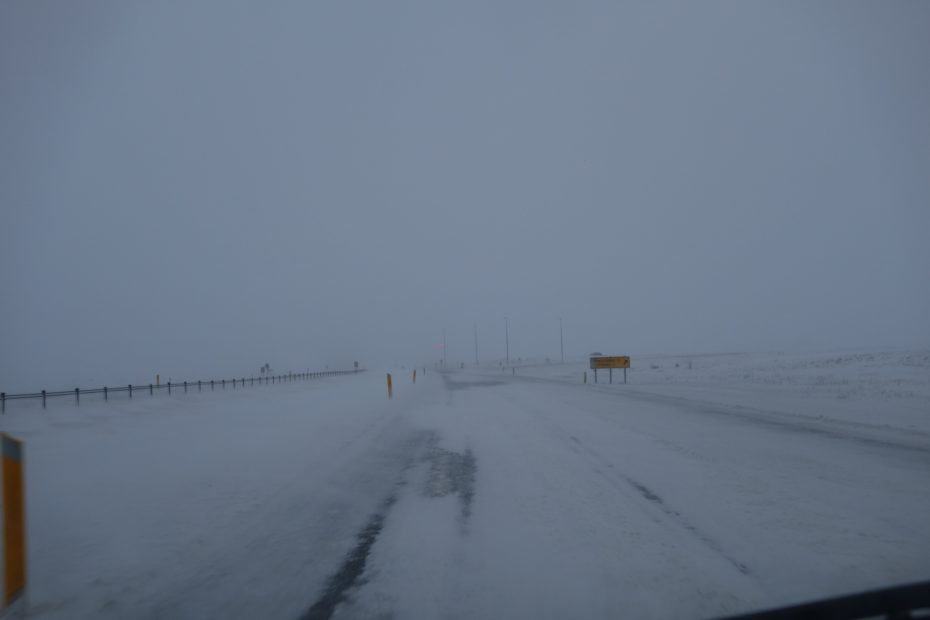 estradas fechadas na Islândia