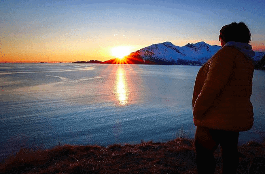 Sol da meia noite em Tromso