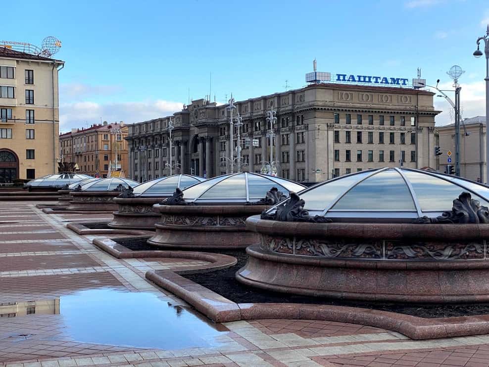 O que fazer em Minsk-Praça da independência